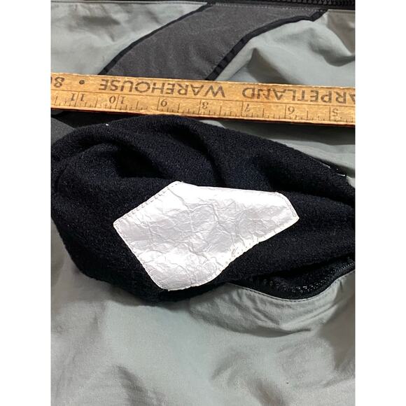 Army Jacket Men's Medium Gray Long Reflective Windbreaker 29x24 Military - Picture 3 of 12